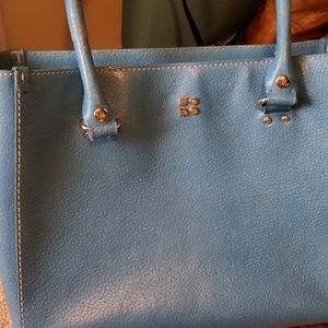 Kate Spade Blue Leather Tote/Satchel